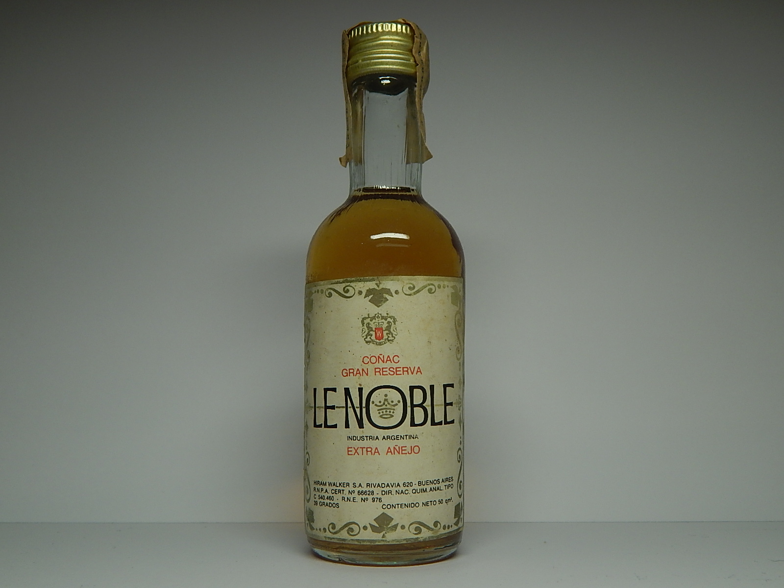 LE NOBLE Extra Anejo Coňac "Argentina"